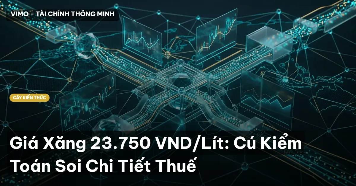 Giá Xăng 23.750 VND/Lít: Cú Kiểm Toán Soi Chi Tiết Thuế