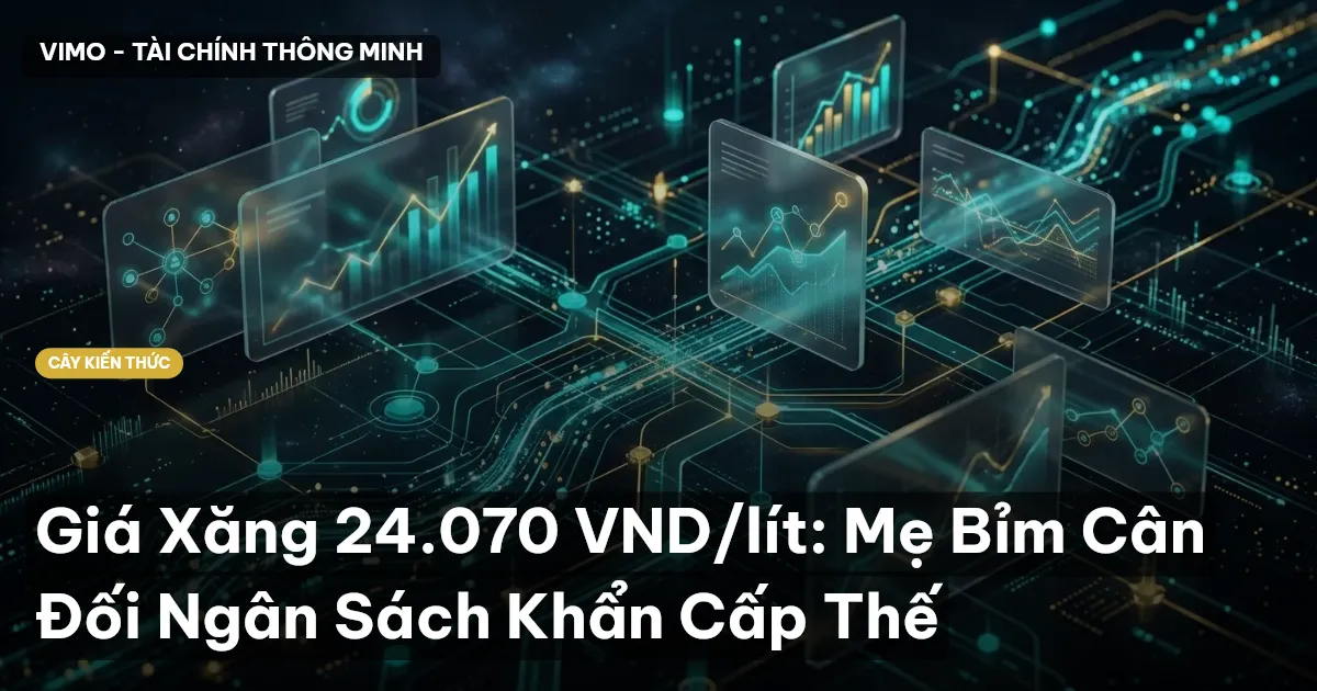 Giá Xăng 24.070 VND/lít: Mẹ Bỉm Cân Đối Ngân Sách Khẩn Cấp Thế