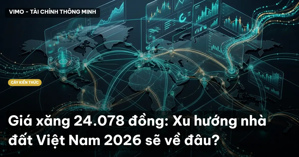 Giá xăng 24.078 đồng: Xu hướng nhà đất Việt Nam 2026 sẽ về đâu?