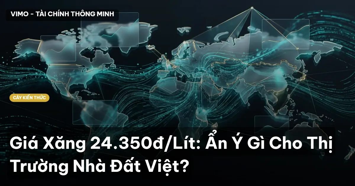 Giá Xăng 24.350đ/Lít: Ẩn Ý Gì Cho Thị Trường Nhà Đất Việt?