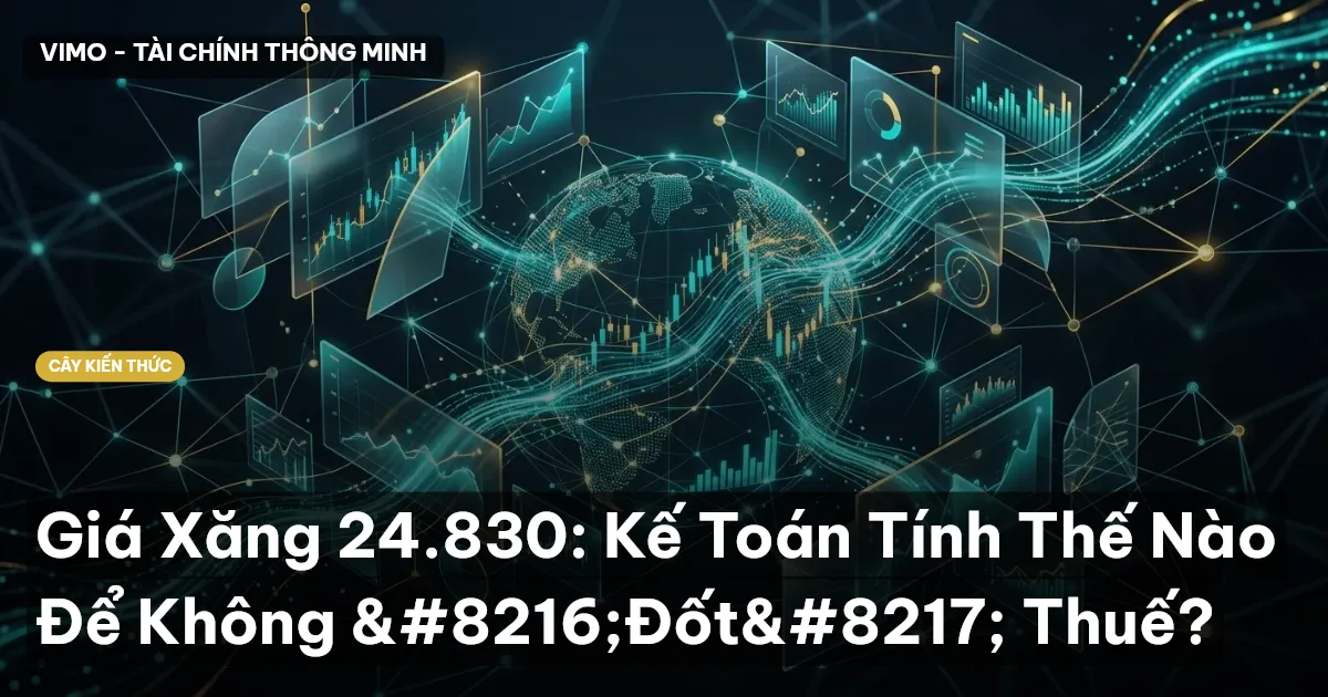 Giá Xăng 24.830: Kế Toán Tính Thế Nào Để Không ‘Đốt’ Thuế?