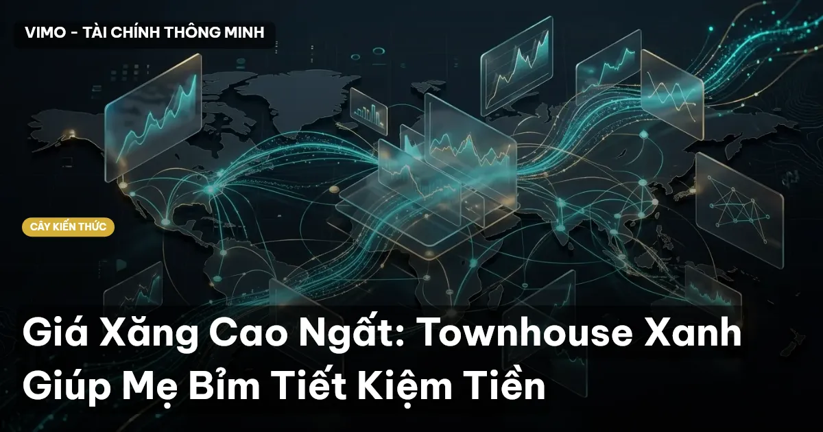 Giá Xăng Cao Ngất: Townhouse Xanh Giúp Mẹ Bỉm Tiết Kiệm Tiền