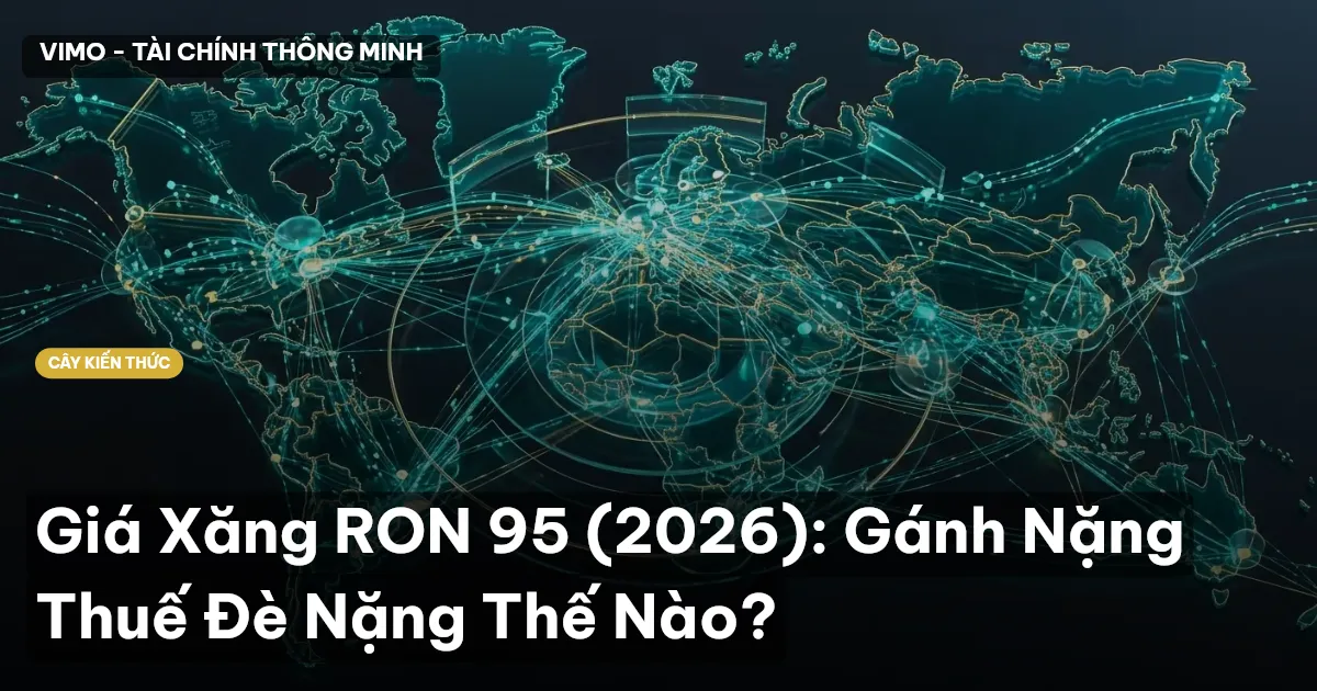Giá Xăng RON 95 (2026): Gánh Nặng Thuế Đè Nặng Thế Nào?