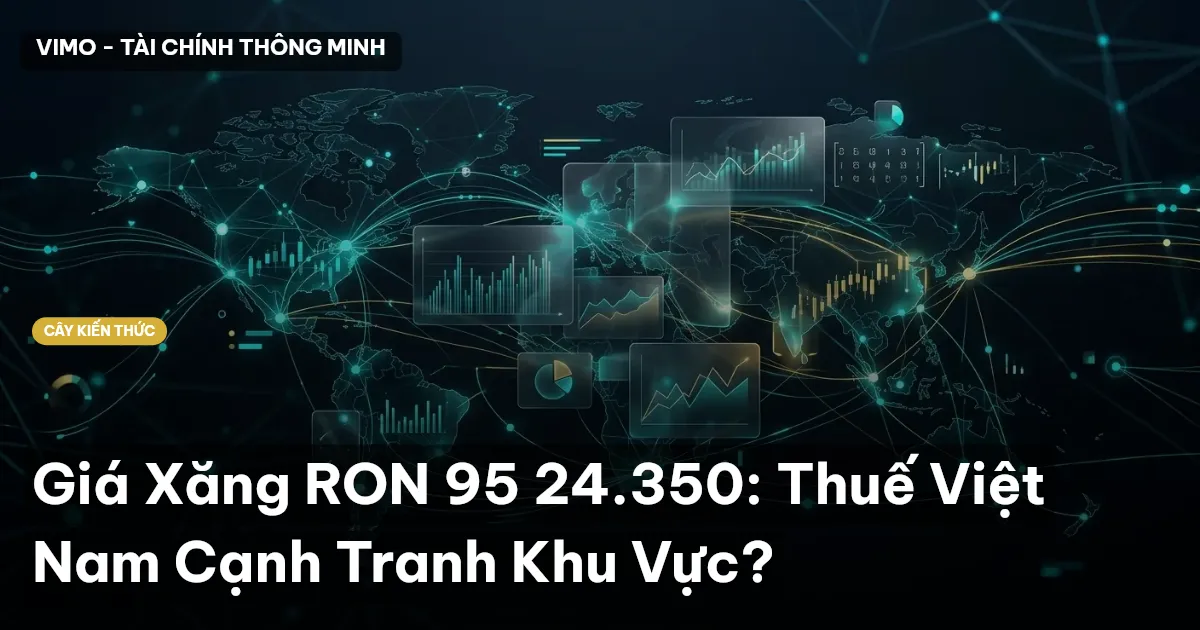Giá Xăng RON 95 24.350: Thuế Việt Nam Cạnh Tranh Khu Vực?