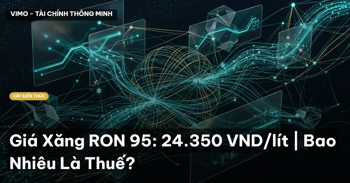Giá Xăng RON 95: 24.350 VND/lít | Bao Nhiêu Là Thuế?