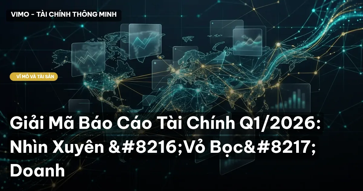 Giải Mã Báo Cáo Tài Chính Q1/2026: Nhìn Xuyên ‘Vỏ Bọc’ Doanh