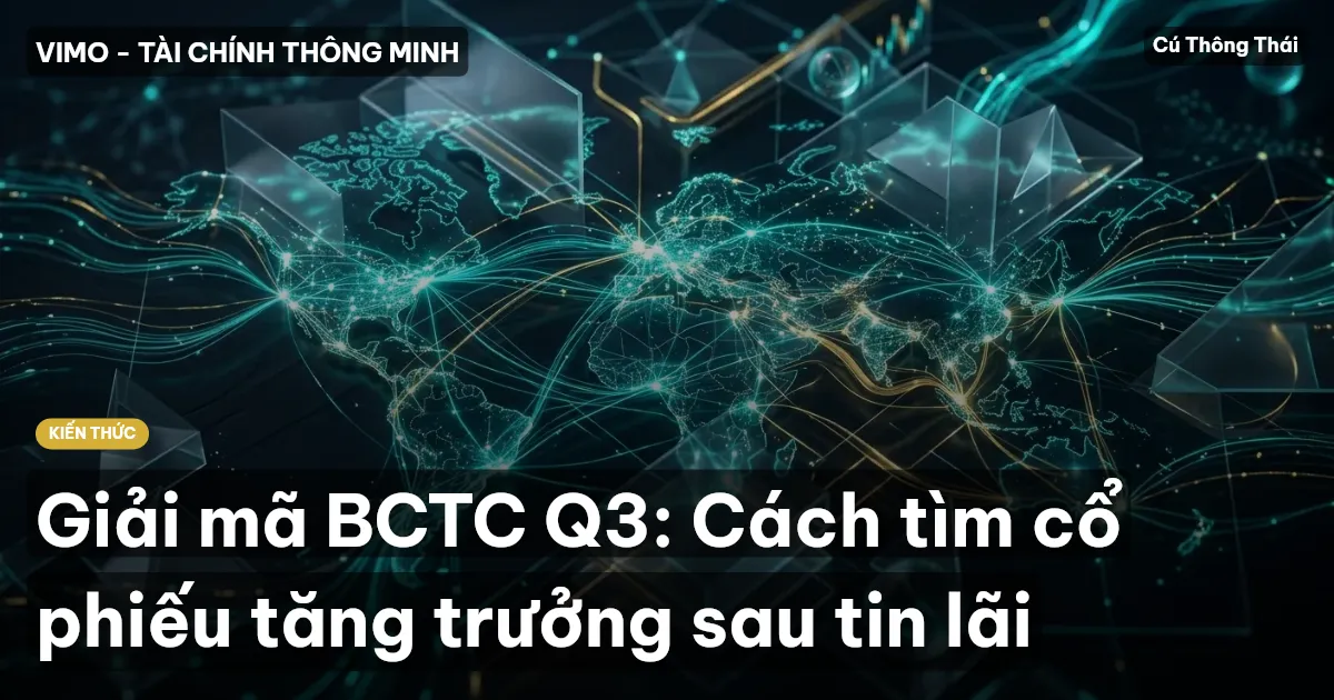 Giải mã BCTC Q3: Cách tìm cổ phiếu tăng trưởng sau tin lãi