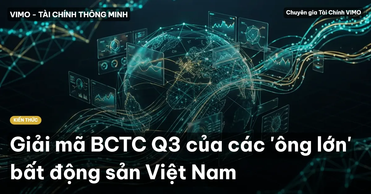 Giải mã BCTC Q3 của các 'ông lớn' bất động sản Việt Nam