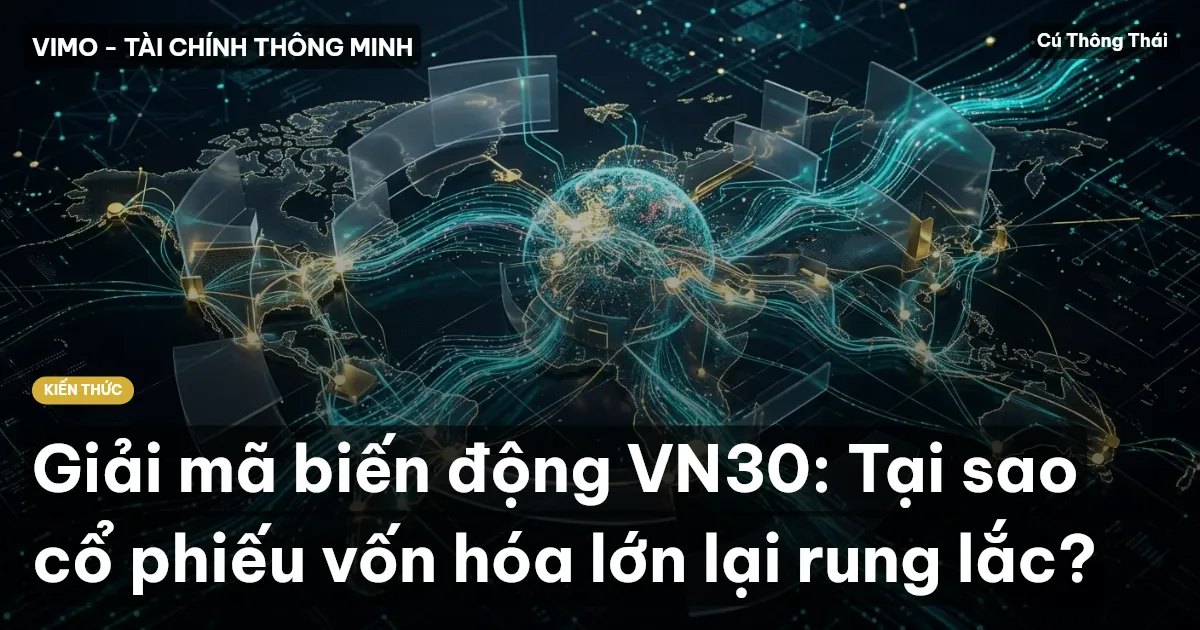 Giải mã biến động VN30: Tại sao cổ phiếu vốn hóa lớn lại rung lắc?
