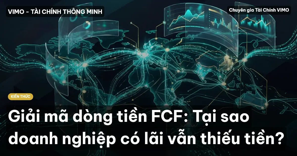 Giải mã dòng tiền FCF: Tại sao doanh nghiệp có lãi vẫn thiếu tiền?
