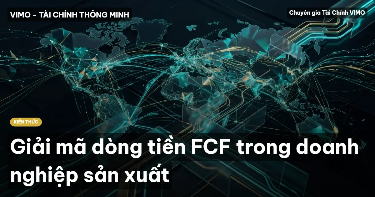 Giải mã dòng tiền FCF trong doanh nghiệp sản xuất