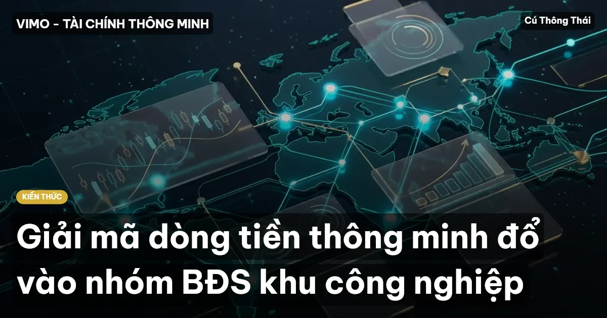 Giải mã dòng tiền thông minh đổ vào nhóm BĐS khu công nghiệp