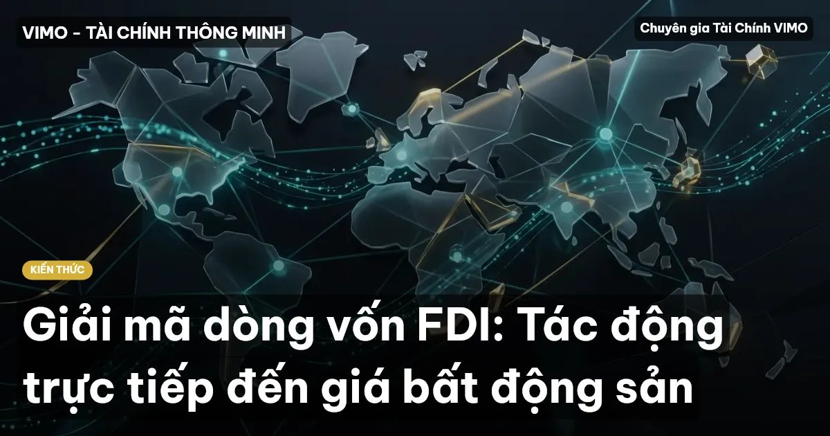 Giải mã dòng vốn FDI: Tác động trực tiếp đến giá bất động sản