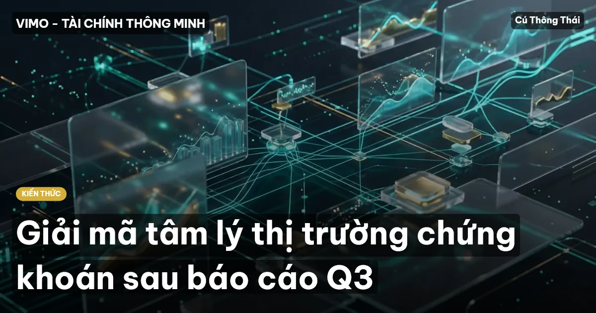 Giải mã tâm lý thị trường chứng khoán sau báo cáo Q3