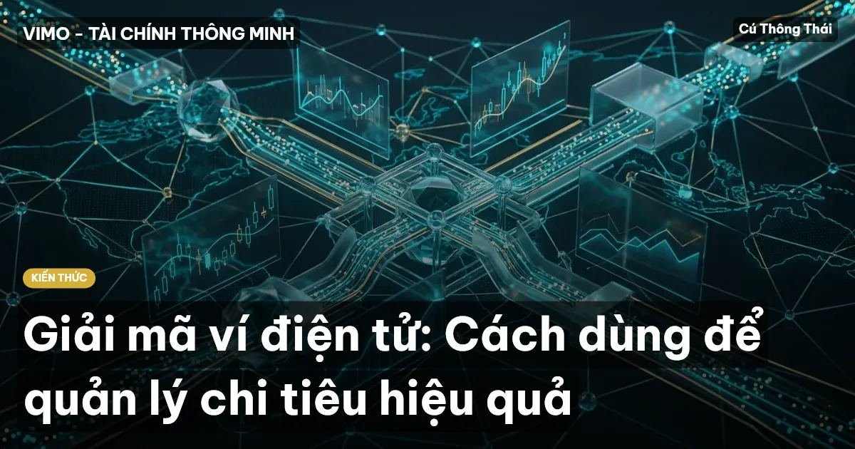 Giải mã ví điện tử: Cách dùng để quản lý chi tiêu hiệu quả