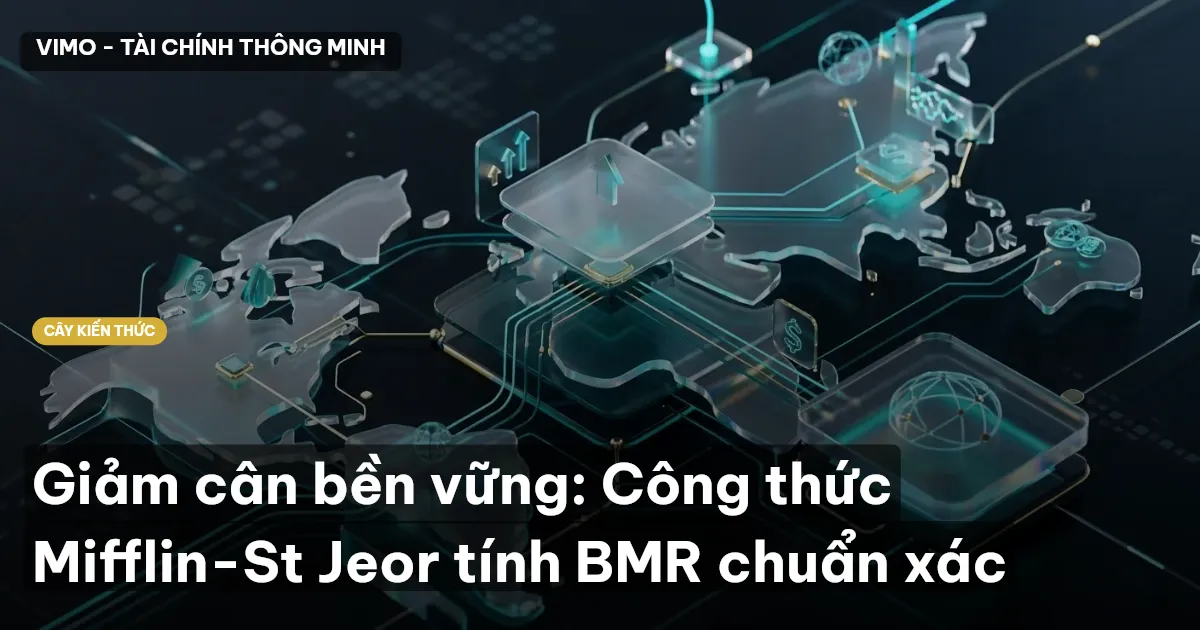 Giảm cân bền vững: Công thức Mifflin-St Jeor tính BMR chuẩn xác