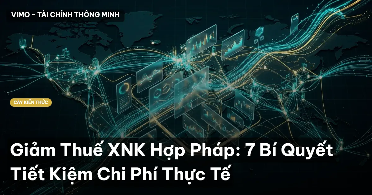 Giảm Thuế XNK Hợp Pháp: 7 Bí Quyết Tiết Kiệm Chi Phí Thực Tế
