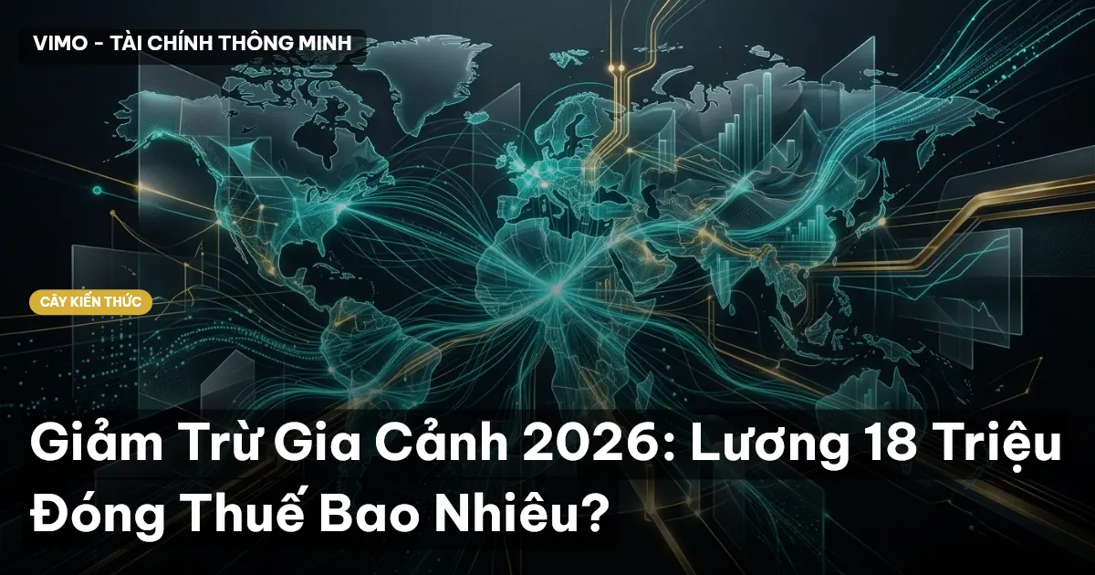 Giảm Trừ Gia Cảnh 2026: Lương 18 Triệu Đóng Thuế Bao Nhiêu?