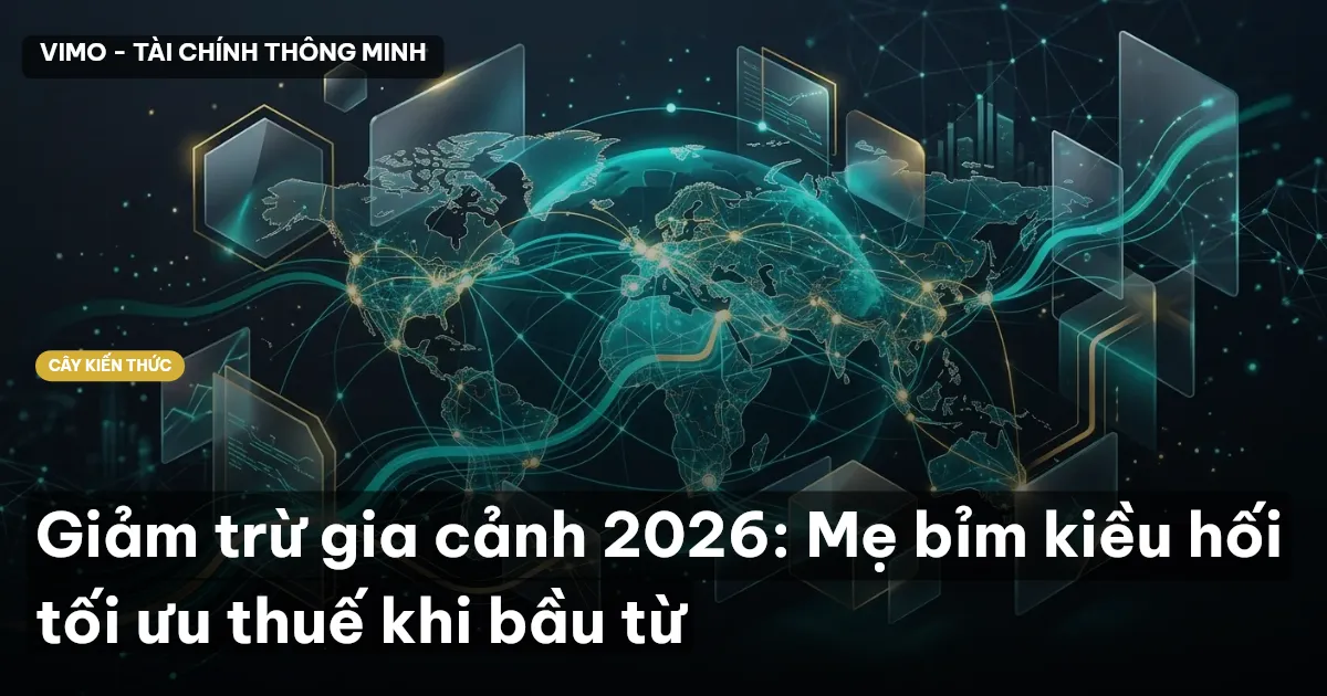 Giảm trừ gia cảnh 2026: Mẹ bỉm kiều hối tối ưu thuế khi bầu từ
