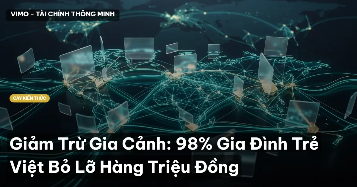 Giảm Trừ Gia Cảnh: 98% Gia Đình Trẻ Việt Bỏ Lỡ Hàng Triệu Đồng