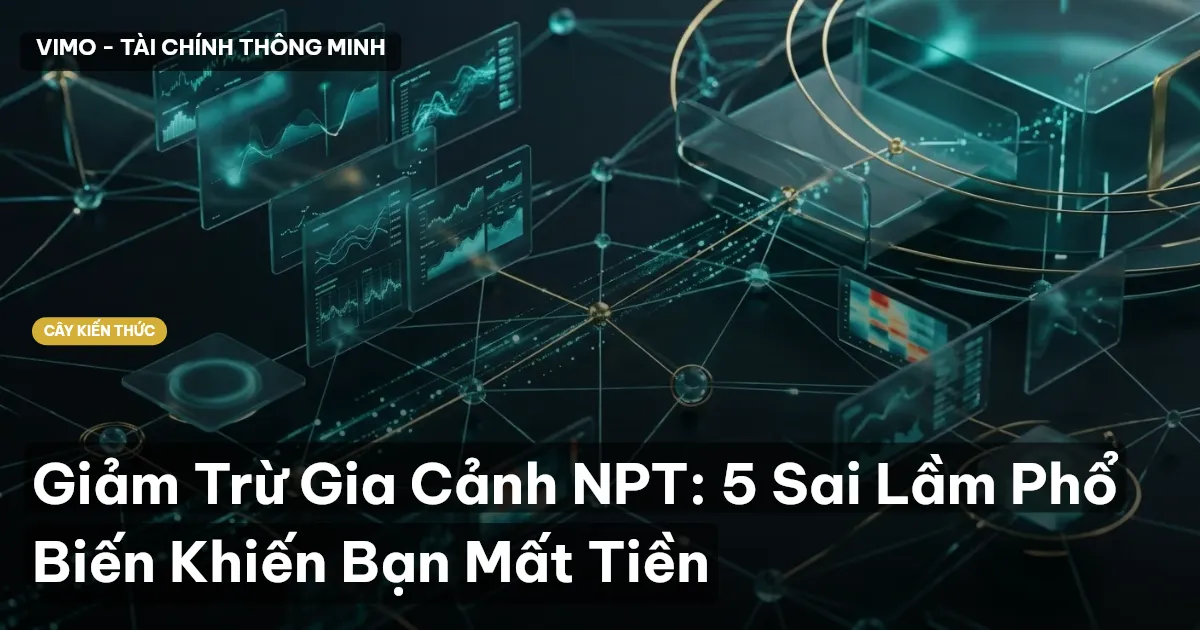Giảm Trừ Gia Cảnh NPT: 5 Sai Lầm Phổ Biến Khiến Bạn Mất Tiền