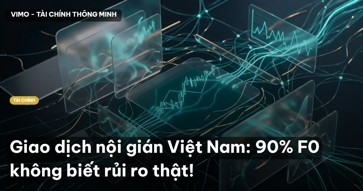 Giao dịch nội gián Việt Nam: 90% F0 không biết rủi ro thật!