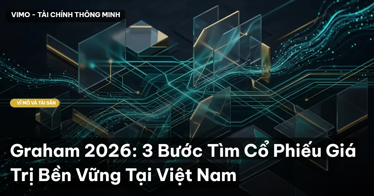 Graham 2026: 3 Bước Tìm Cổ Phiếu Giá Trị Bền Vững Tại Việt Nam