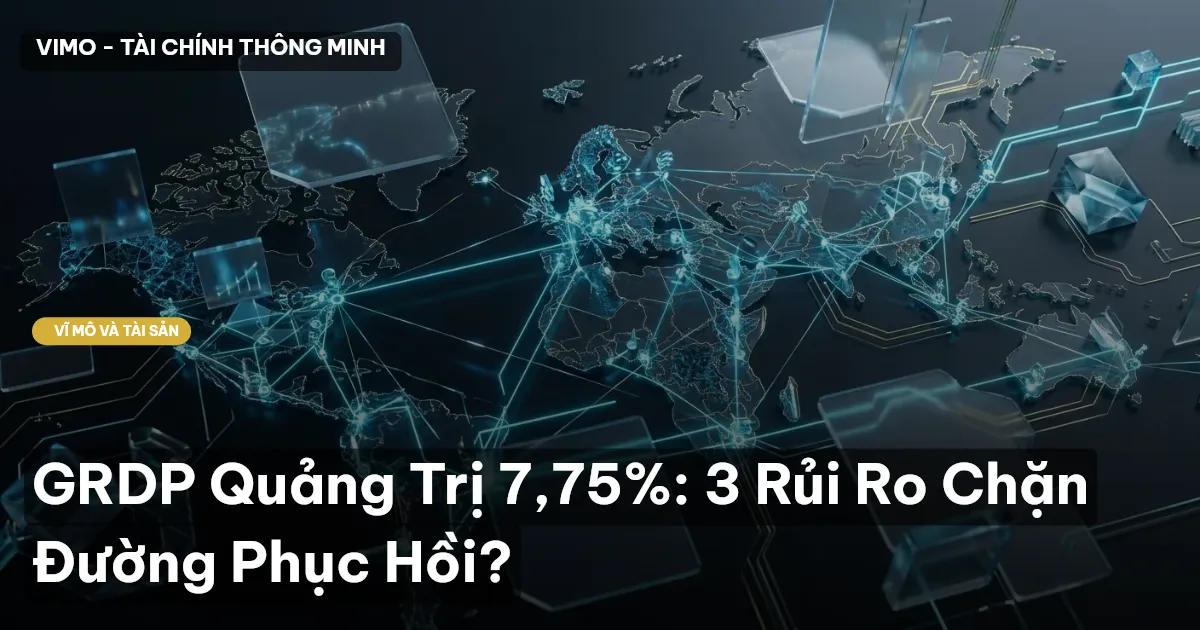GRDP Quảng Trị 7,75%: 3 Rủi Ro Chặn Đường Phục Hồi?