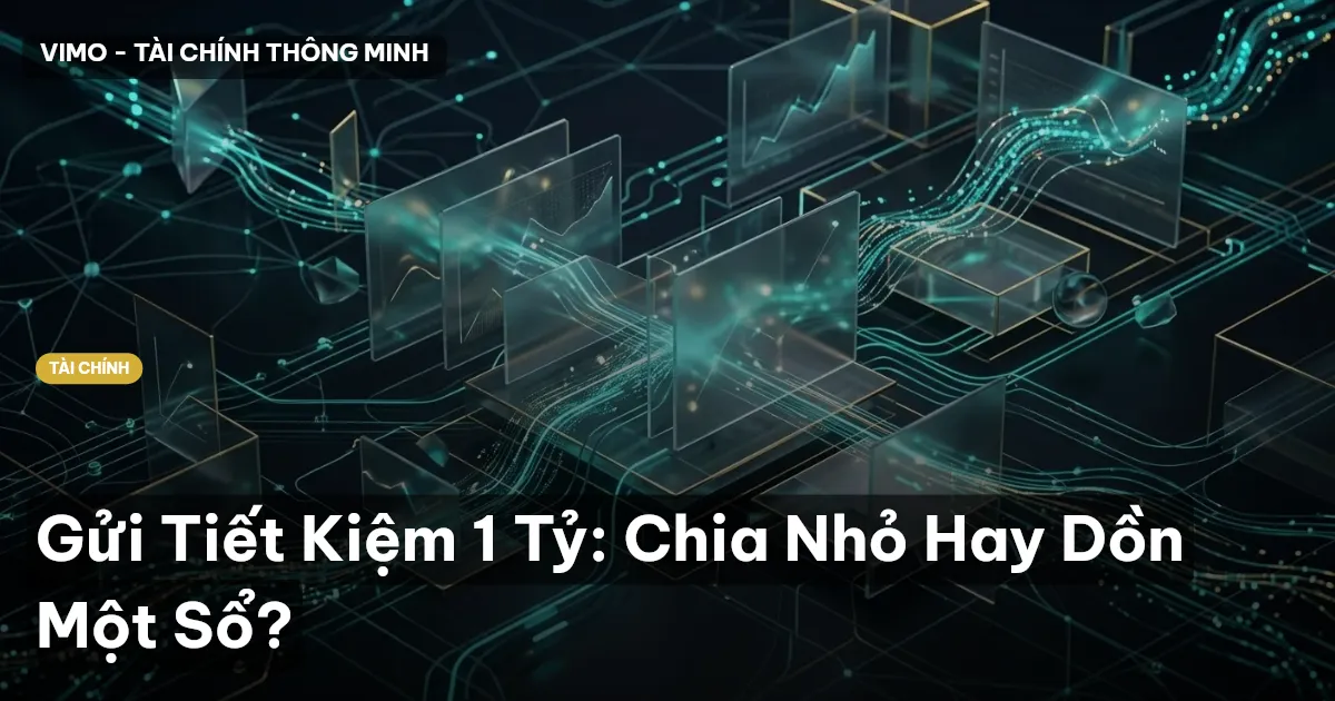 Gửi Tiết Kiệm 1 Tỷ: Chia Nhỏ Hay Dồn Một Sổ?