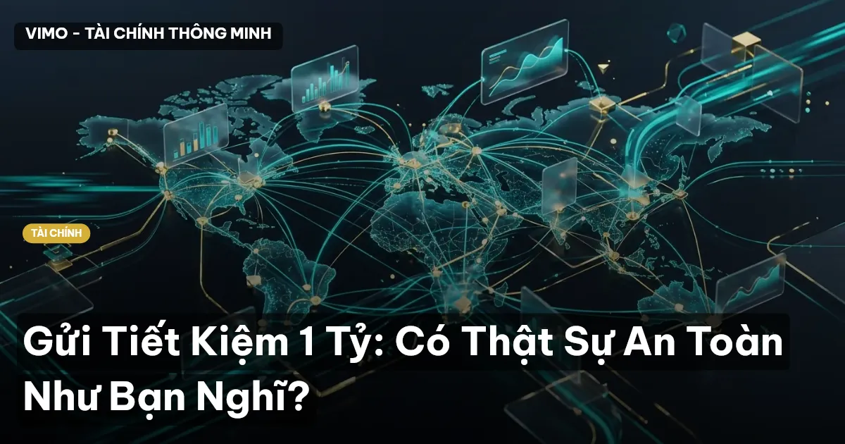 Gửi Tiết Kiệm 1 Tỷ: Có Thật Sự An Toàn Như Bạn Nghĩ?