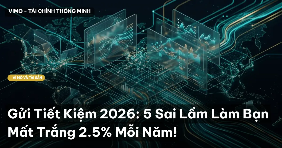 Gửi Tiết Kiệm 2026: 5 Sai Lầm Làm Bạn Mất Trắng 2.5% Mỗi Năm!