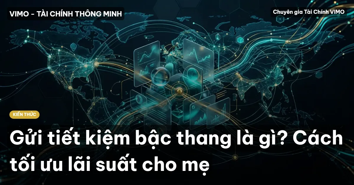 Gửi tiết kiệm bậc thang là gì? Cách tối ưu lãi suất cho mẹ