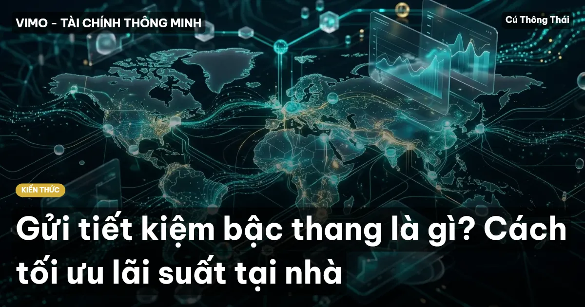 Gửi tiết kiệm bậc thang là gì? Cách tối ưu lãi suất tại nhà