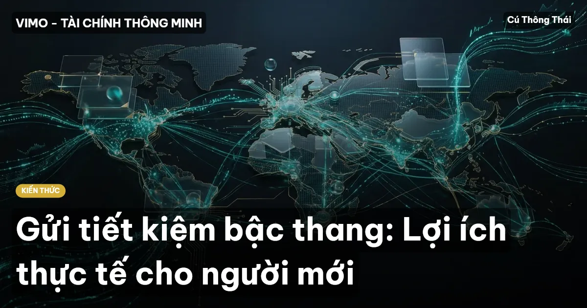 Gửi tiết kiệm bậc thang: Lợi ích thực tế cho người mới