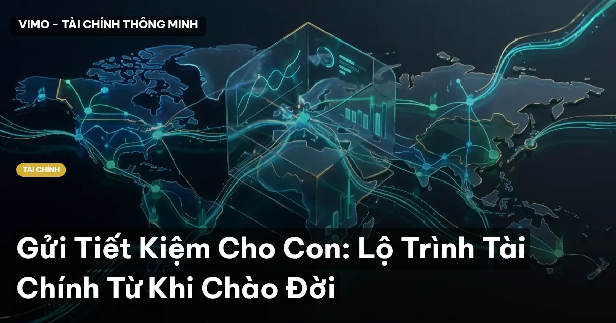 gửi tiết kiệm cho con