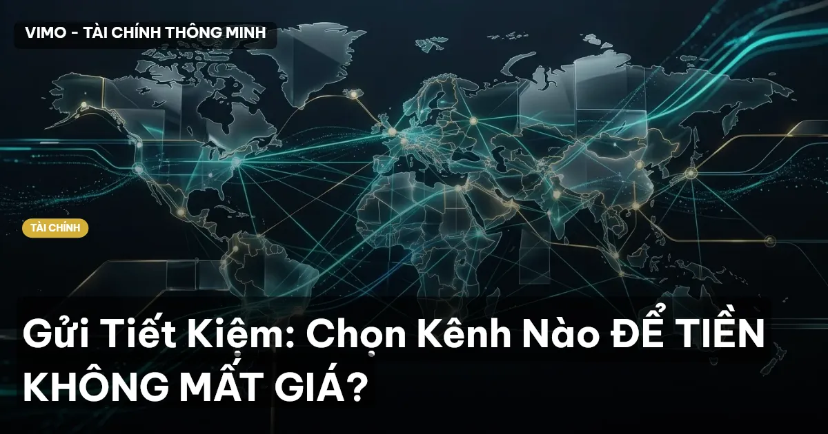 Gửi Tiết Kiệm: Chọn Kênh Nào ĐỂ TIỀN KHÔNG MẤT GIÁ?
