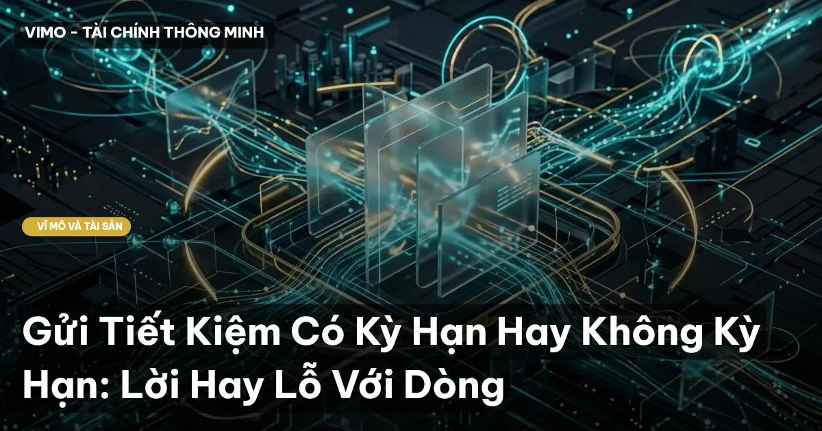 Gửi Tiết Kiệm Có Kỳ Hạn Hay Không Kỳ Hạn: Lời Hay Lỗ Với Dòng