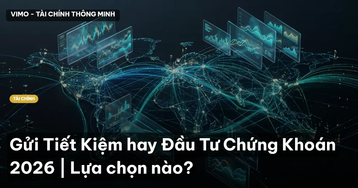 Gửi Tiết Kiệm hay Đầu Tư Chứng Khoán 2026 | Lựa chọn nào?