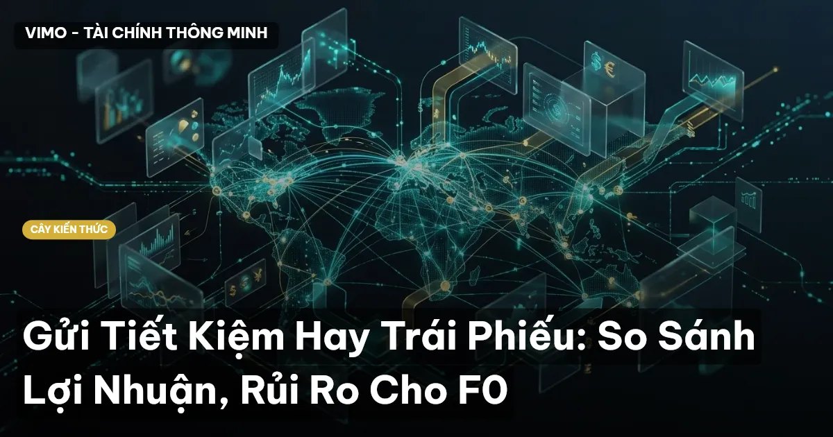 Gửi Tiết Kiệm Hay Trái Phiếu: So Sánh Lợi Nhuận, Rủi Ro Cho F0