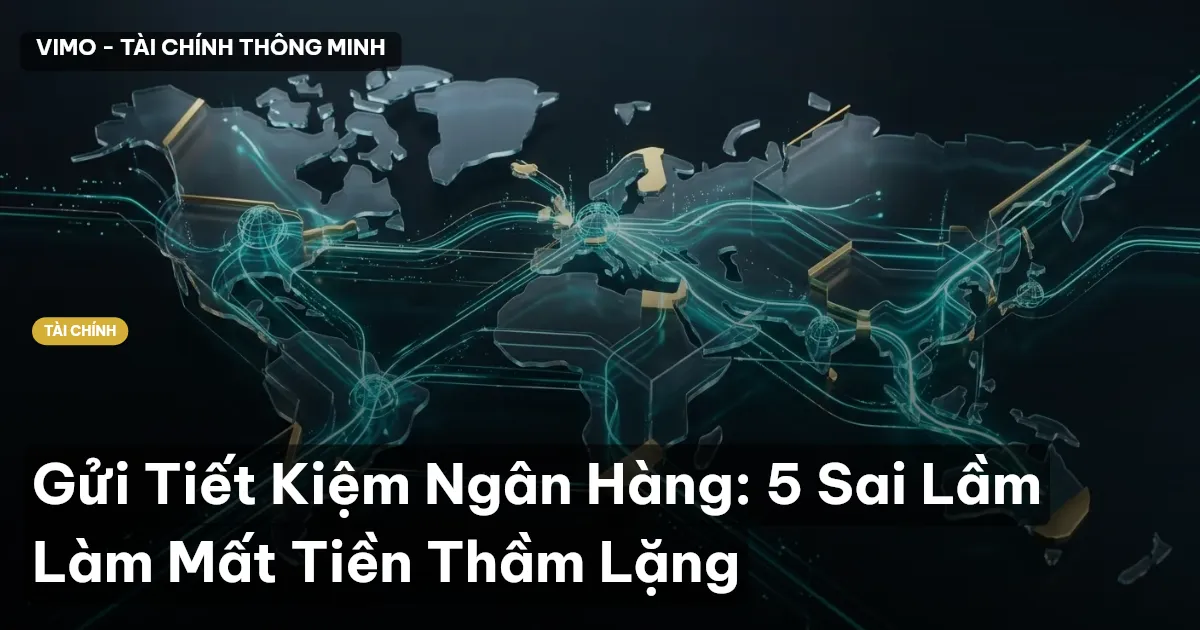 Gửi Tiết Kiệm Ngân Hàng: 5 Sai Lầm Làm Mất Tiền Thầm Lặng