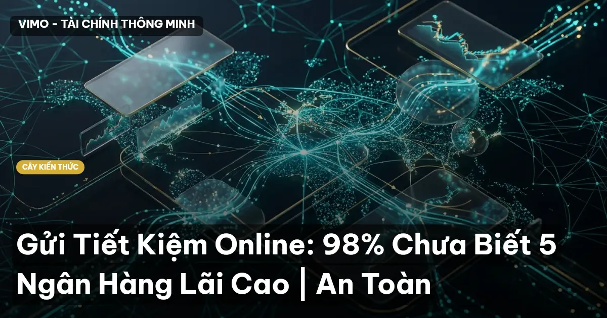 Gửi Tiết Kiệm Online: 98% Chưa Biết 5 Ngân Hàng Lãi Cao | An Toàn