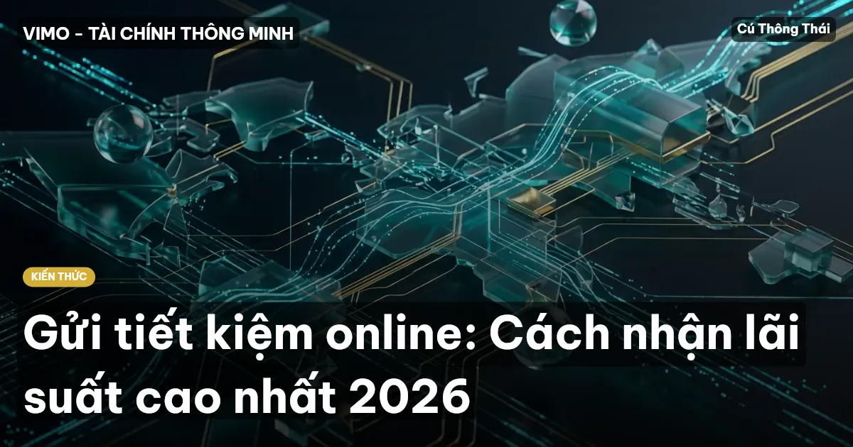 Gửi tiết kiệm online: Cách nhận lãi suất cao nhất 2026