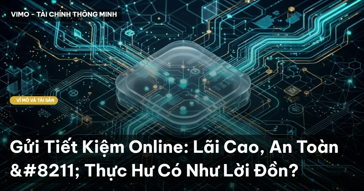 Gửi Tiết Kiệm Online: Lãi Cao, An Toàn – Thực Hư Có Như Lời Đồn?