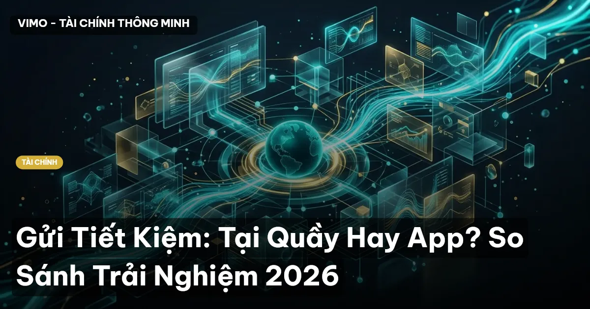 Gửi Tiết Kiệm: Tại Quầy Hay App? So Sánh Trải Nghiệm 2026