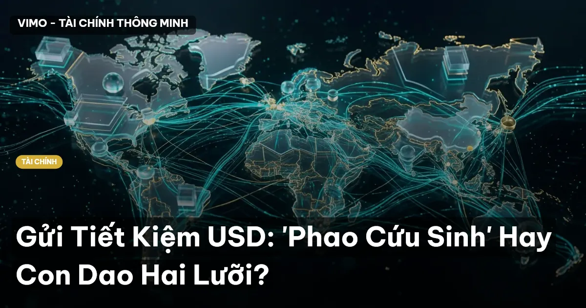 Gửi Tiết Kiệm USD: 'Phao Cứu Sinh' Hay Con Dao Hai Lưỡi?