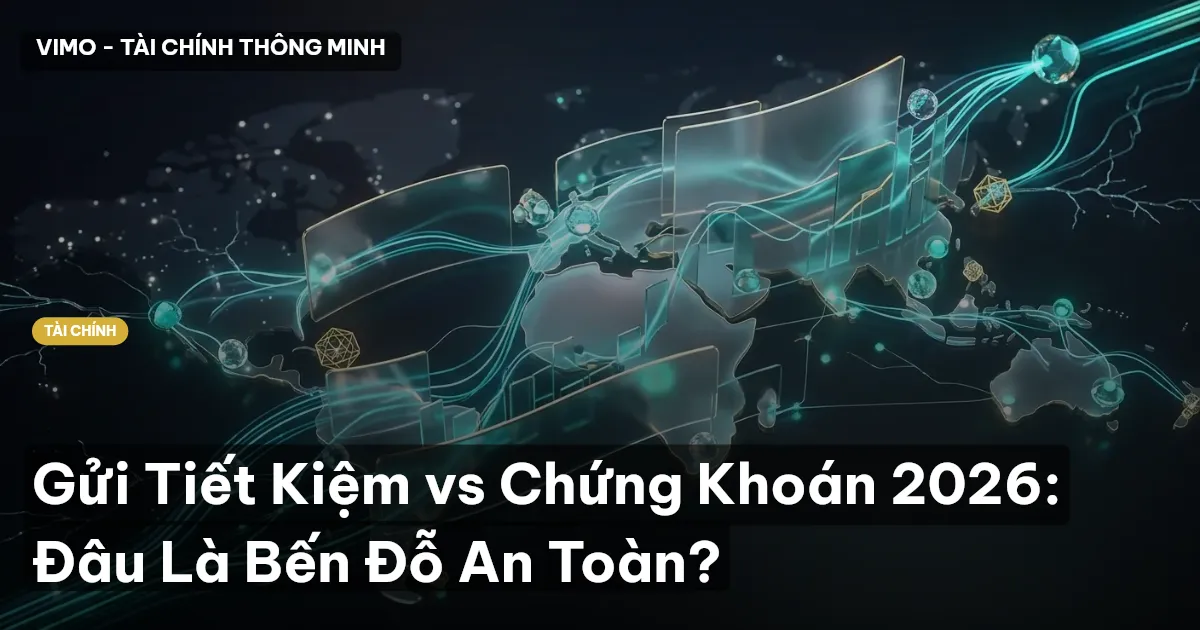 Gửi Tiết Kiệm vs Chứng Khoán 2026: Đâu Là Bến Đỗ An Toàn?