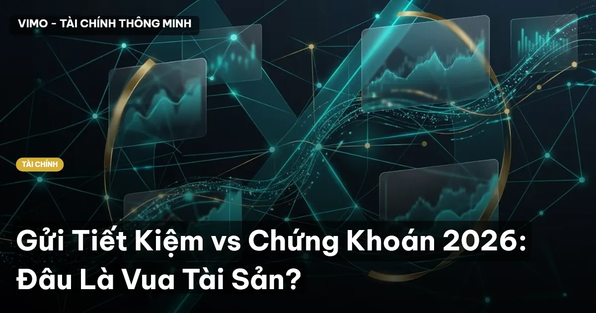 Gửi Tiết Kiệm vs Chứng Khoán 2026: Đâu Là Vua Tài Sản?