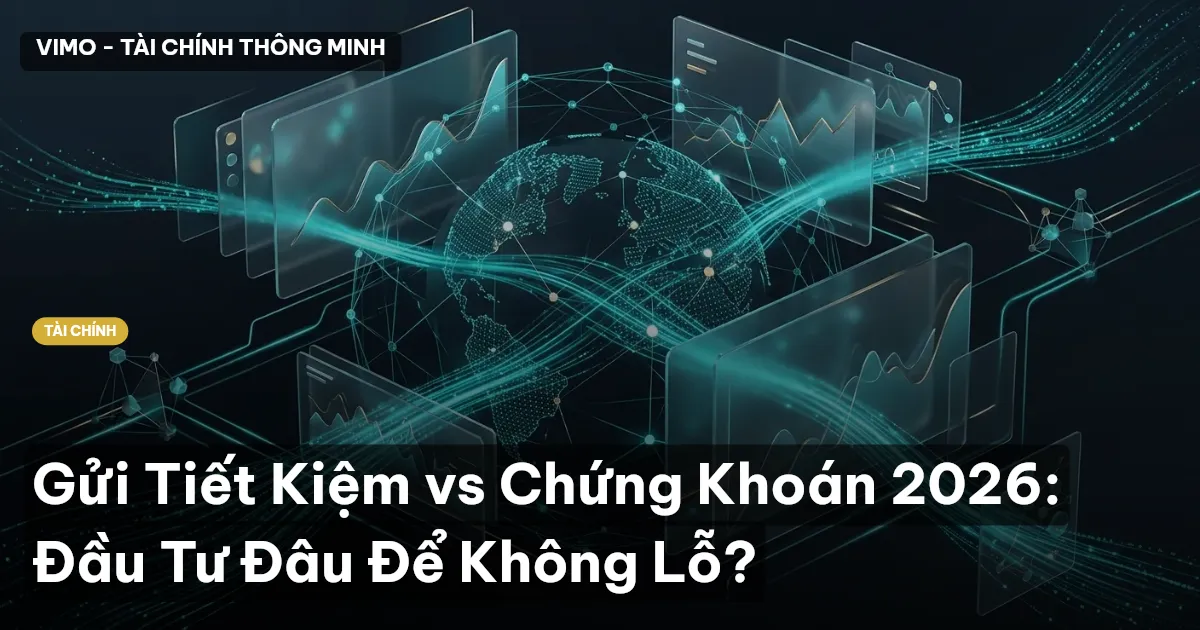 Gửi Tiết Kiệm vs Chứng Khoán 2026: Đầu Tư Đâu Để Không Lỗ?