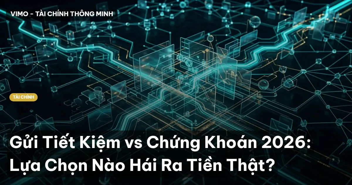 Gửi Tiết Kiệm vs Chứng Khoán 2026: Lựa Chọn Nào Hái Ra Tiền Thật?