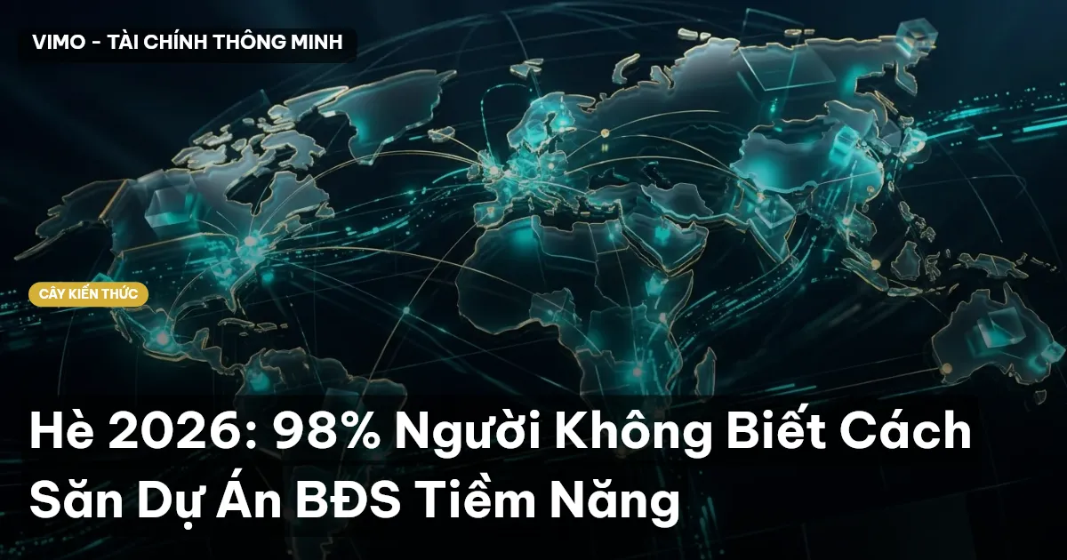 Hè 2026: 98% Người Không Biết Cách Săn Dự Án BĐS Tiềm Năng